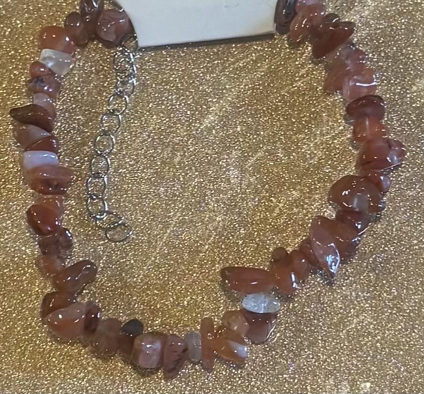 Crystal Chipped Anklet