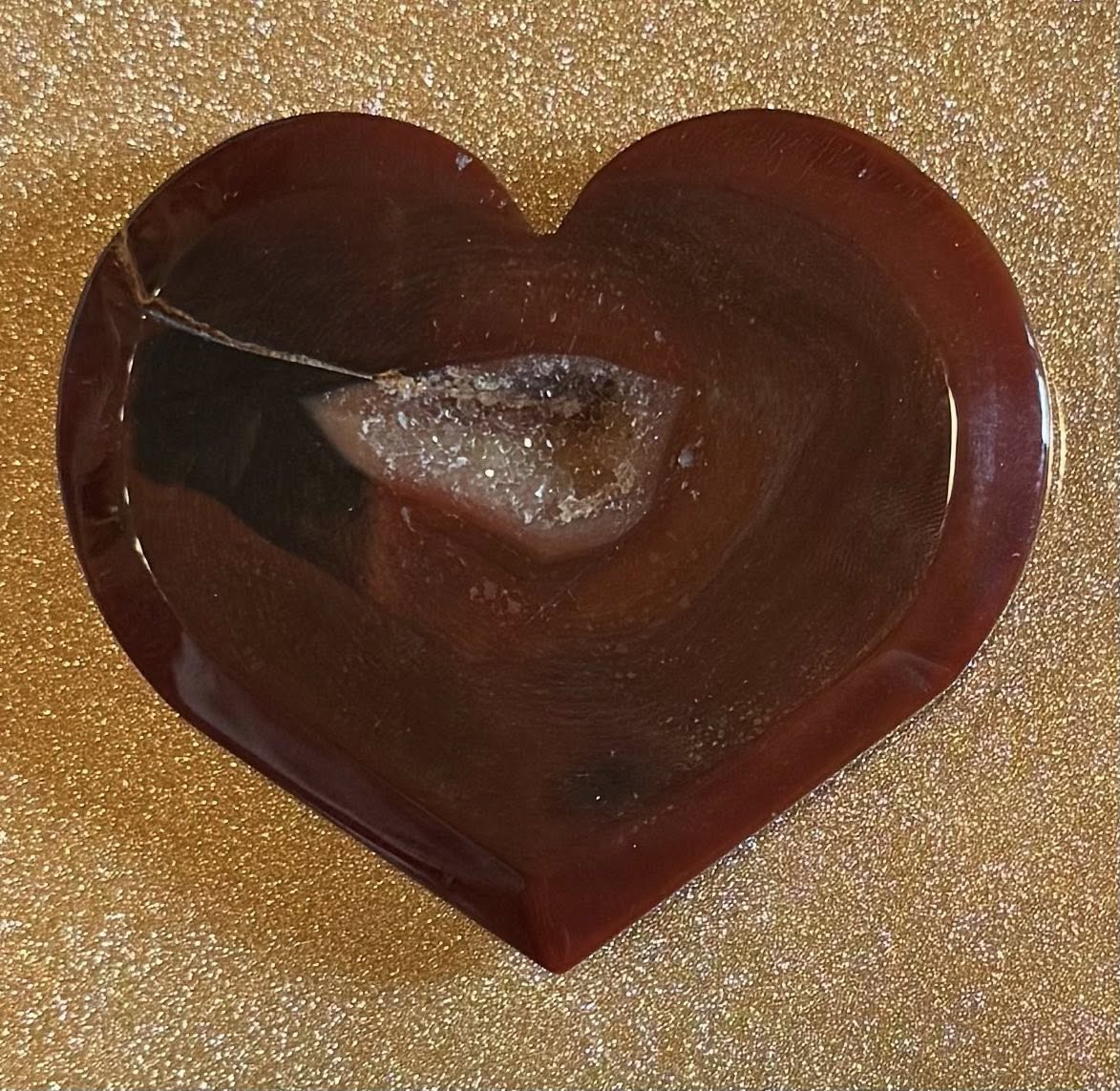 Carnelian Heart Carving