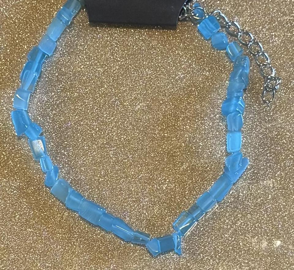 Crystal Chipped Anklet