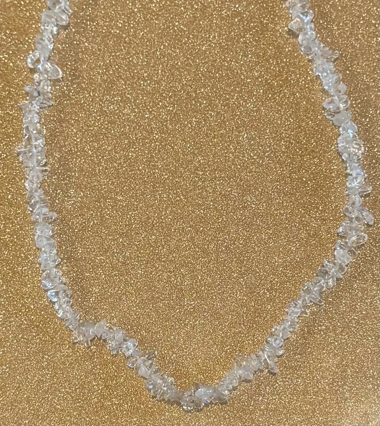 Chipped Crystal Necklace