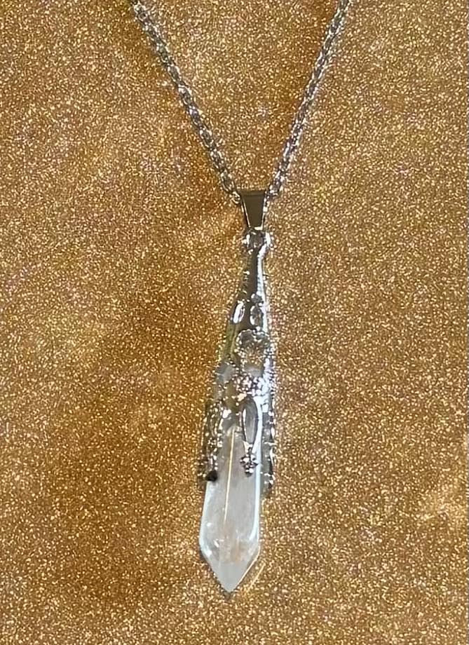 Hexagonal Crystal Necklace