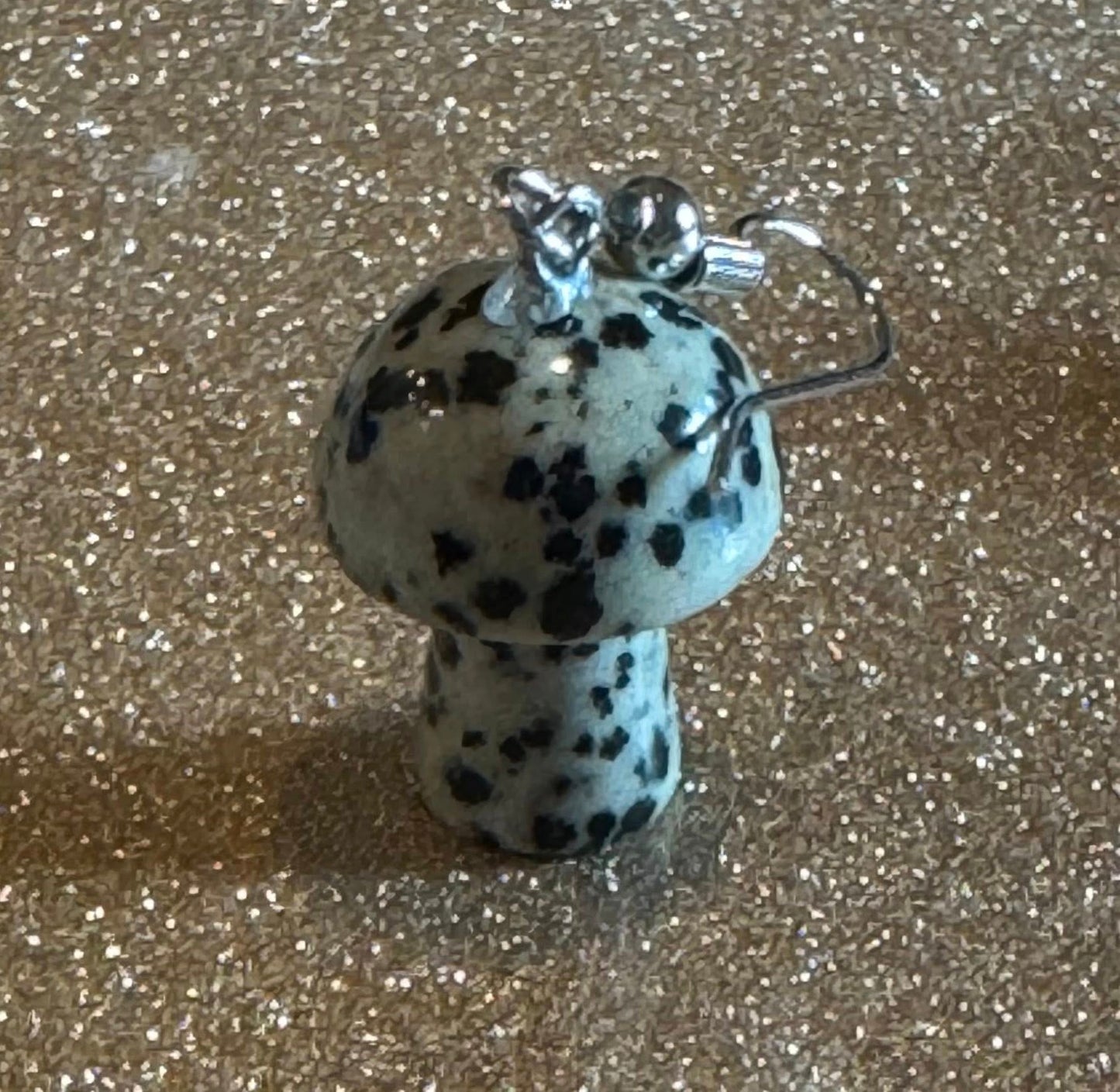 Crystal Mushroom Earrings