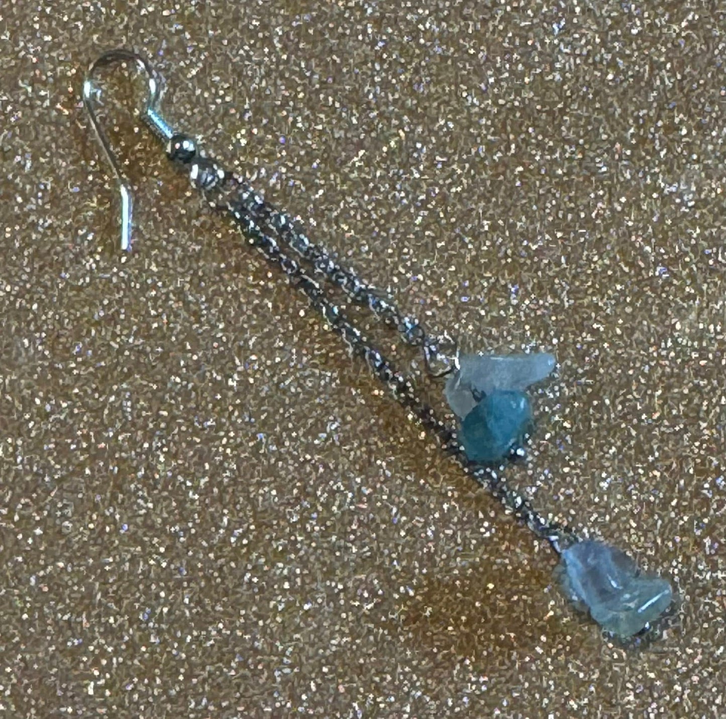 Crystal Chain Dangle Earrings