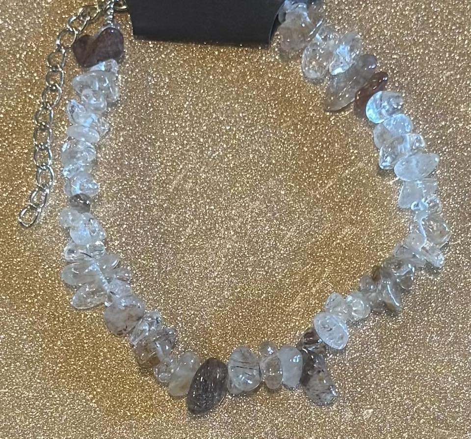 Crystal Chipped Anklet