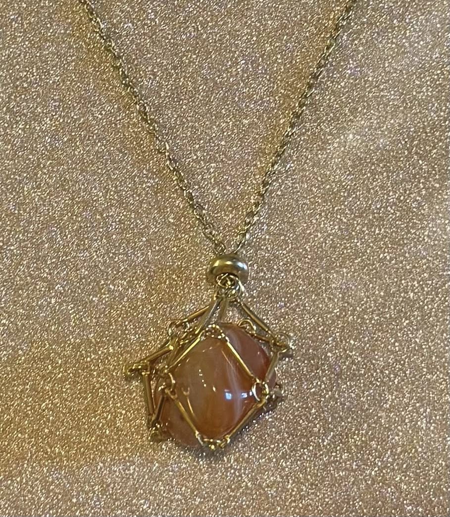 Crystal Cage Necklace