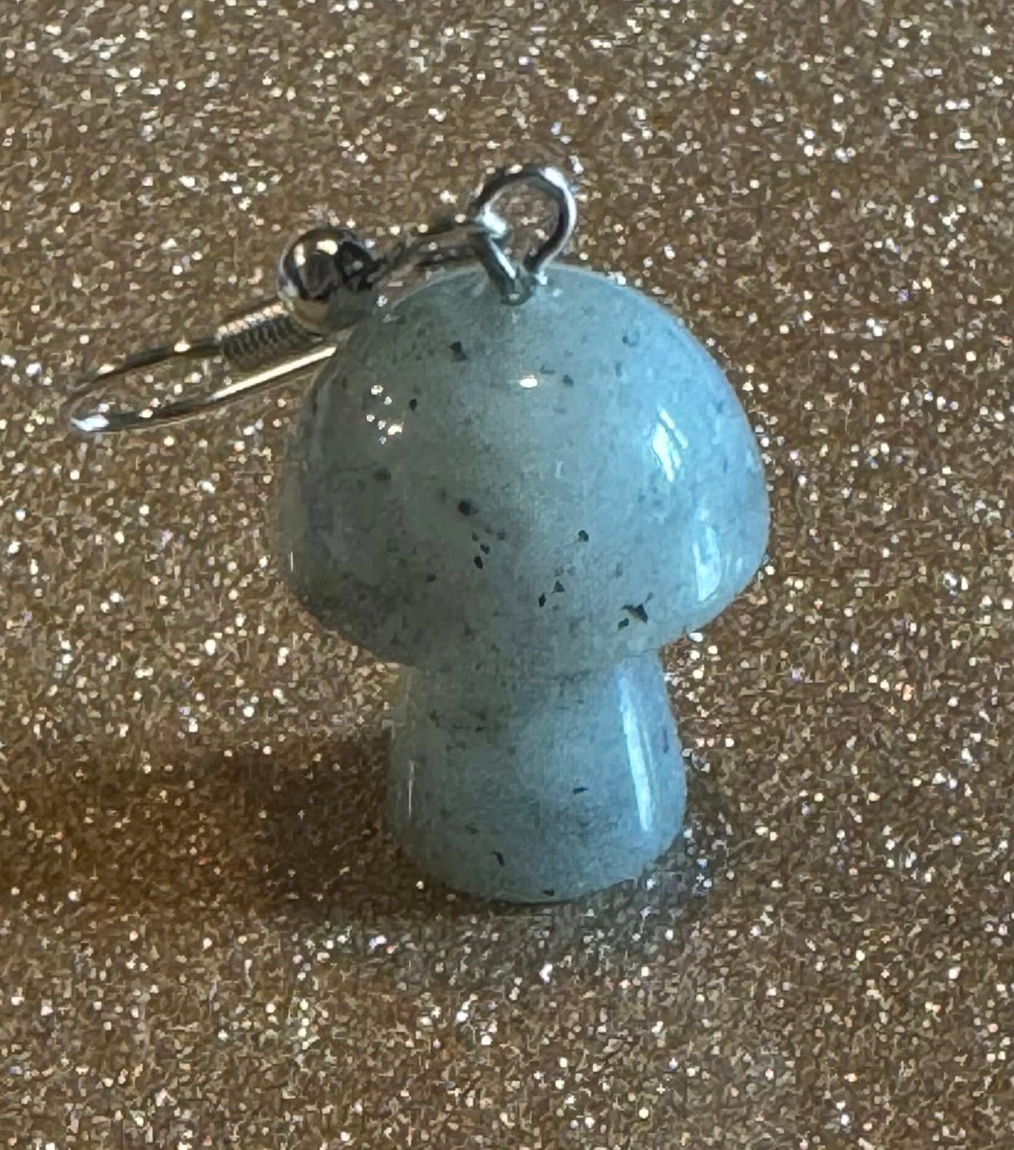 Crystal Mushroom Earrings