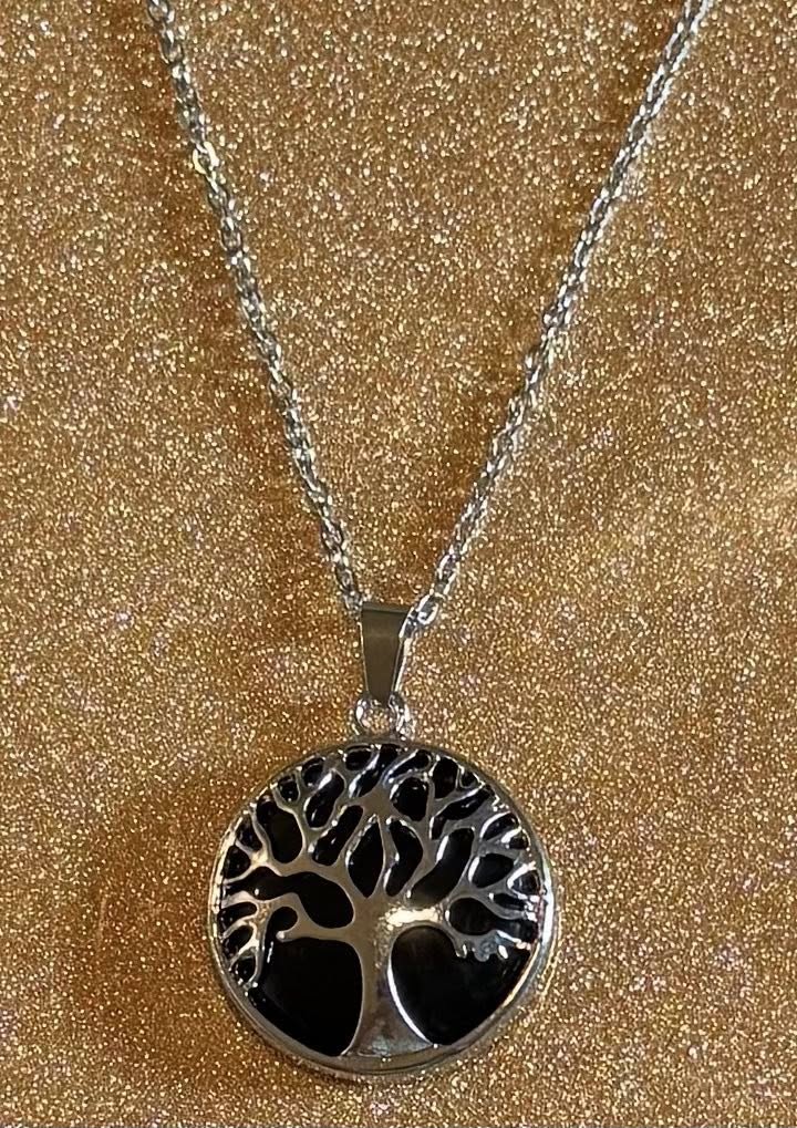 Tree of Life Crystal Necklace