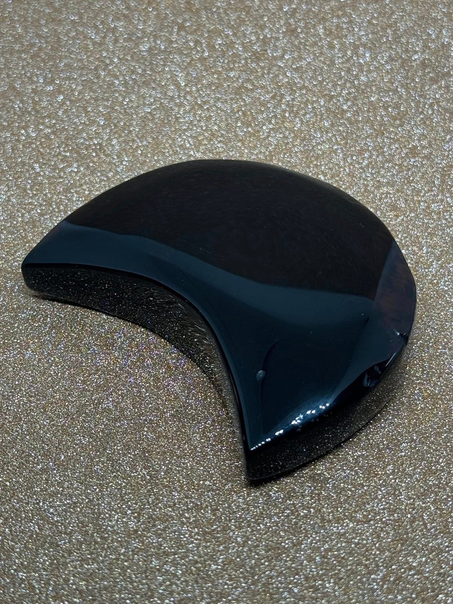 Obsidian Moon Carving