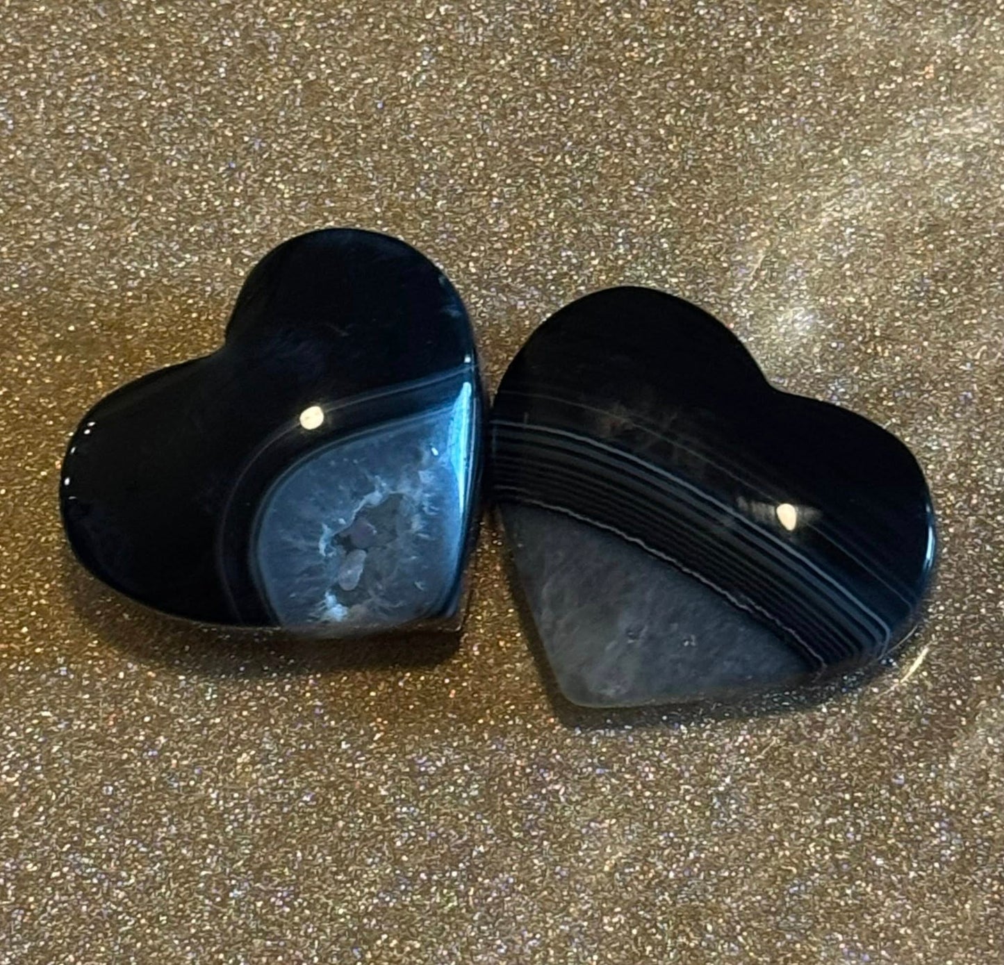Onyx Heart Carving