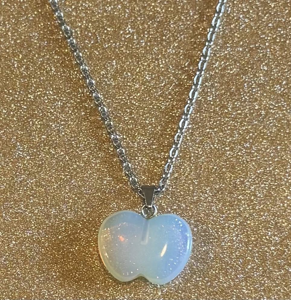 Crystal Apple Necklace