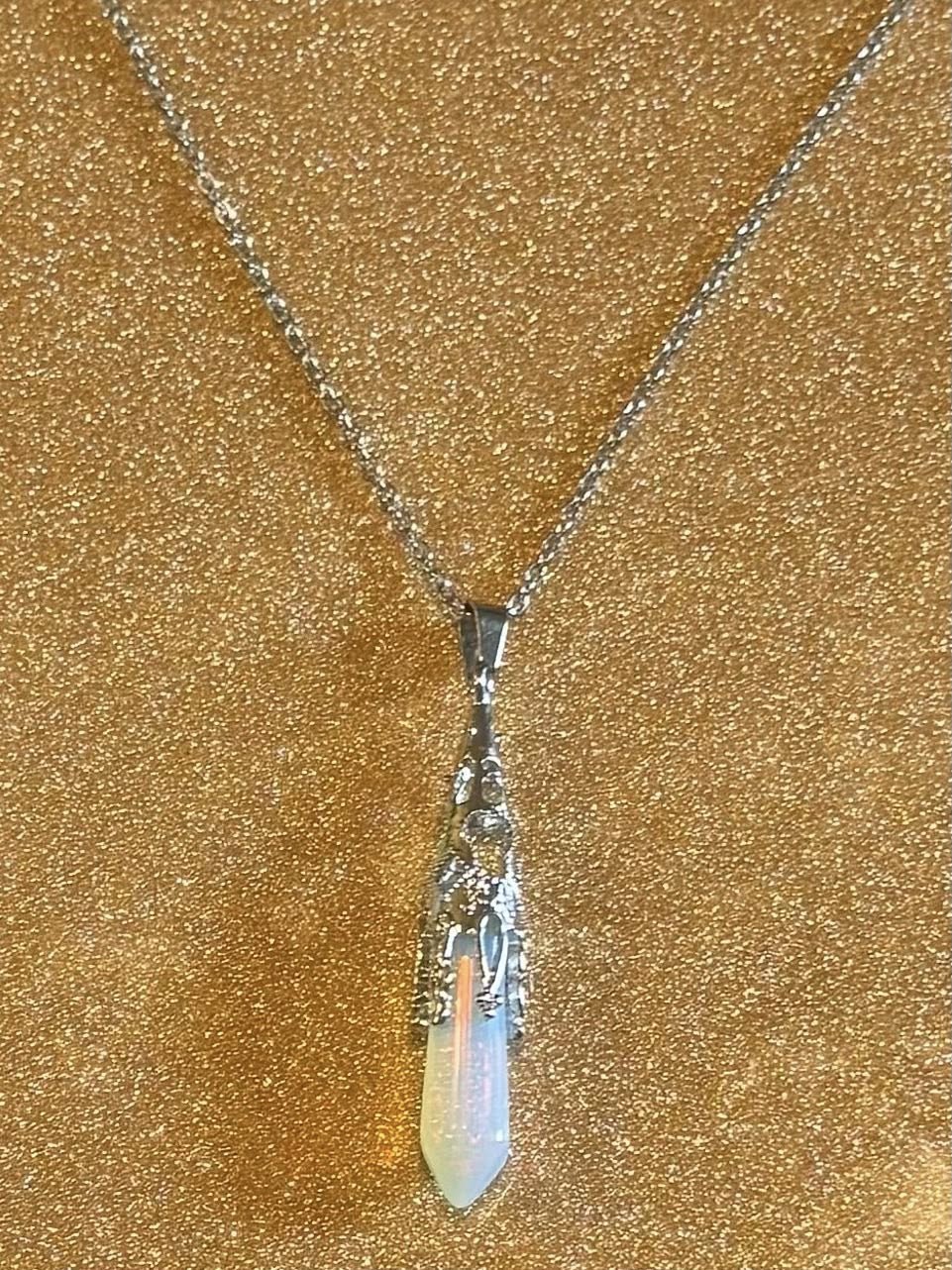 Hexagonal Crystal Necklace