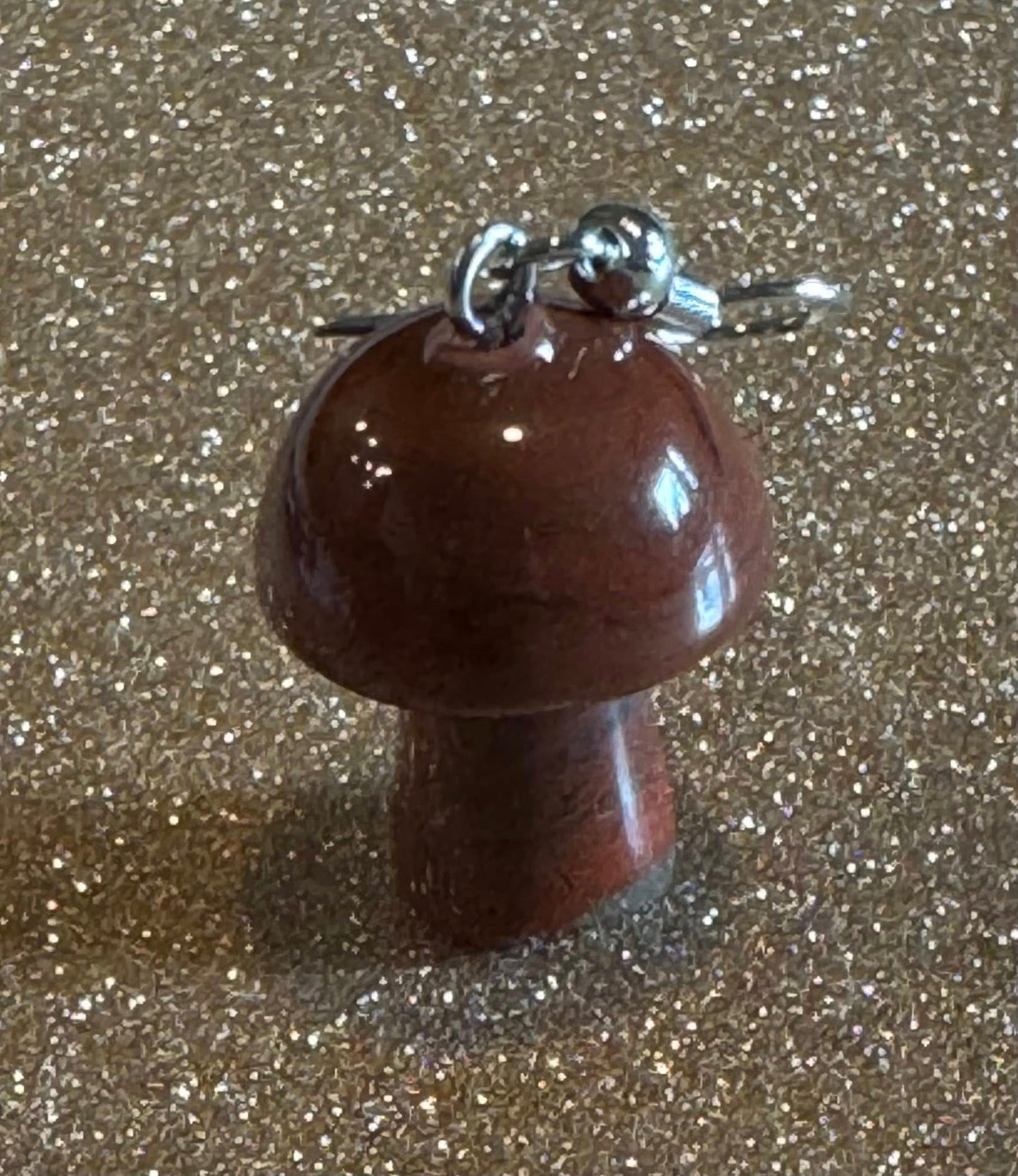 Crystal Mushroom Earrings