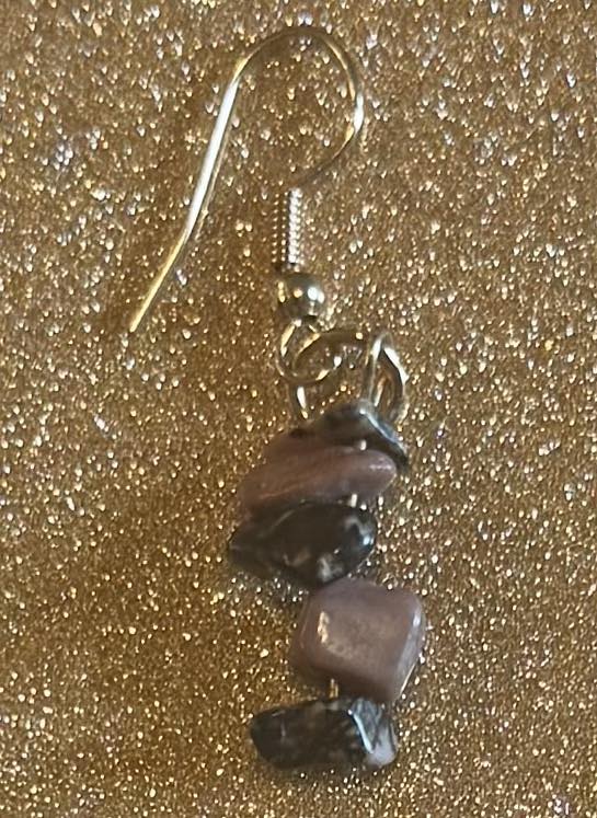 Chipped Crystal Earrings
