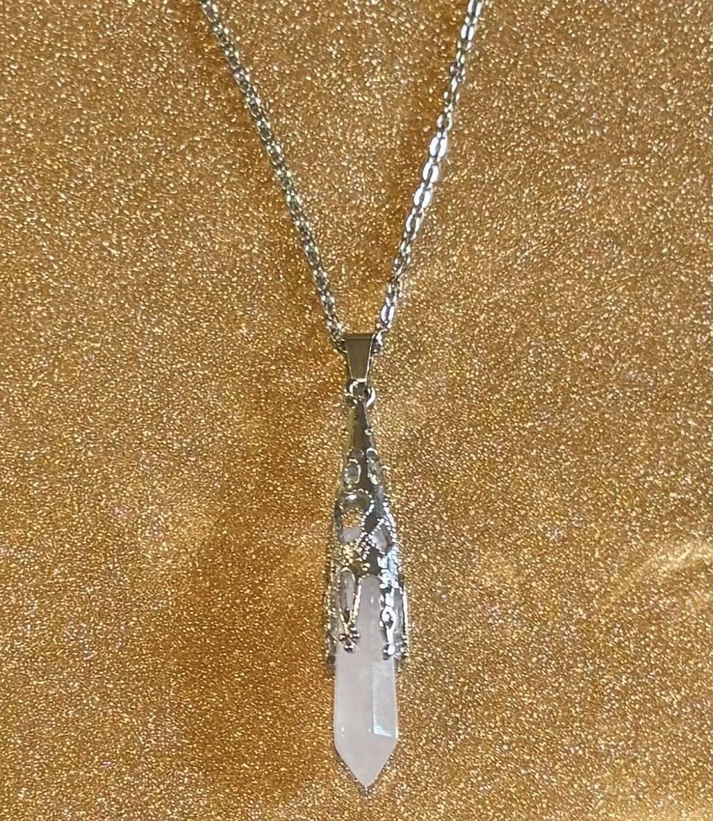 Hexagonal Crystal Necklace