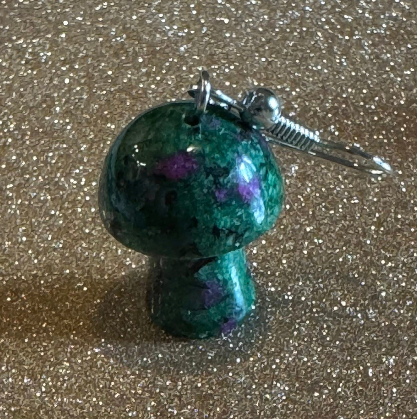 Crystal Mushroom Earrings