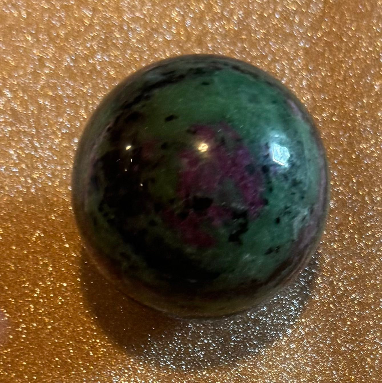 Ruby In Zoisite Sphere