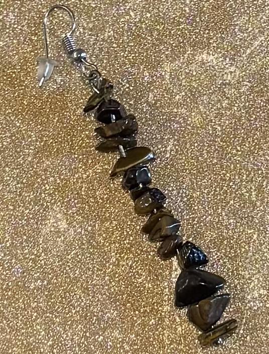Crystal Chipped Dangle Earrings