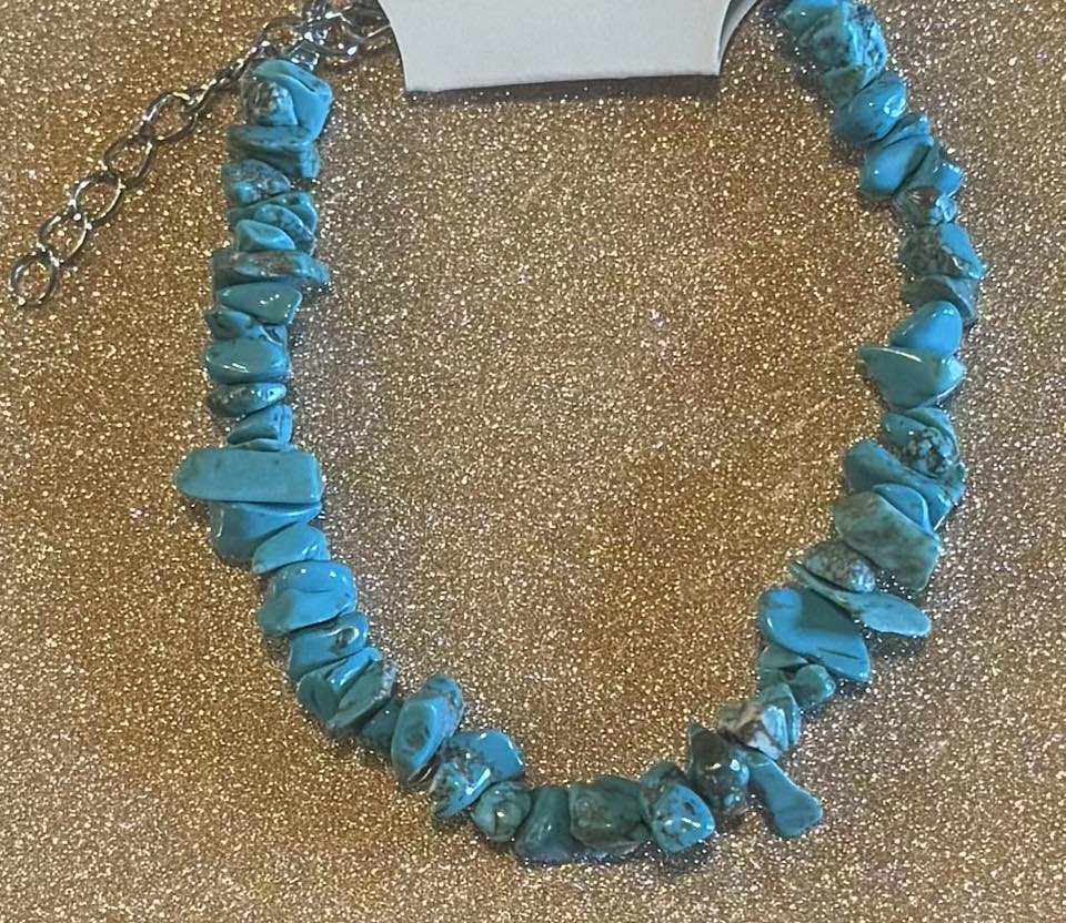 Crystal Chipped Anklet