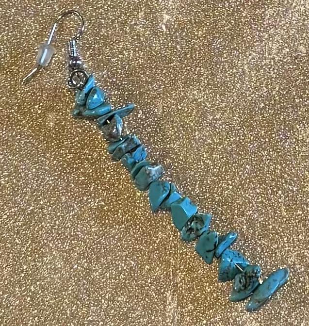 Crystal Chipped Dangle Earrings