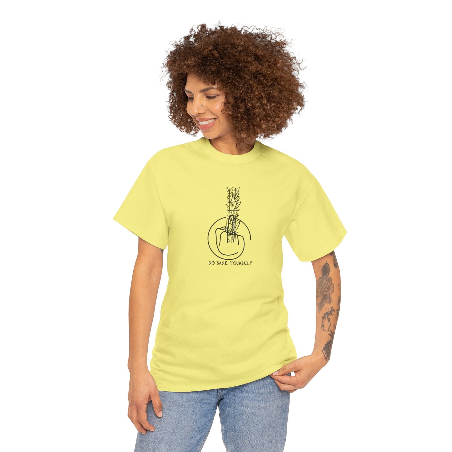Unisex Heavy Cotton Tee- Go Sage Yourself