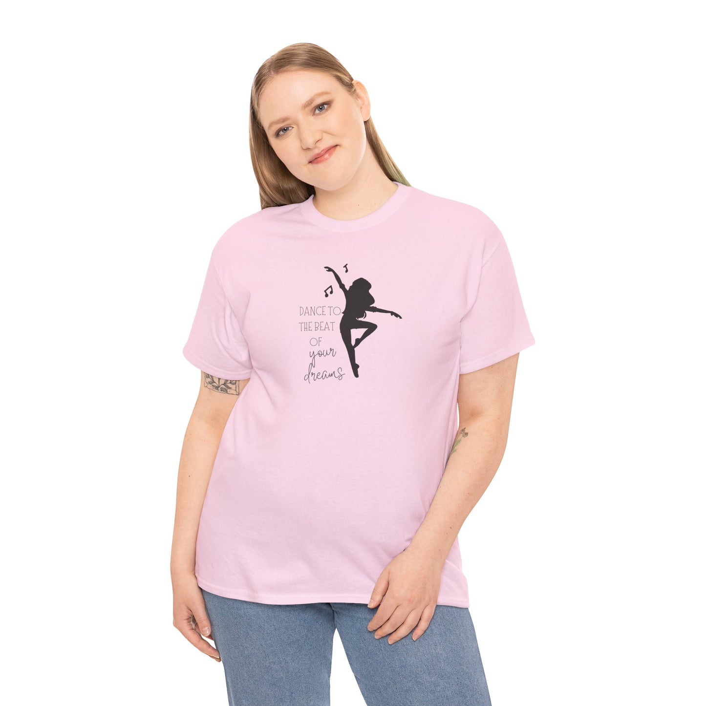 Unisex Heavy Cotton Tee-Dance To The Beat Of Your Dreams