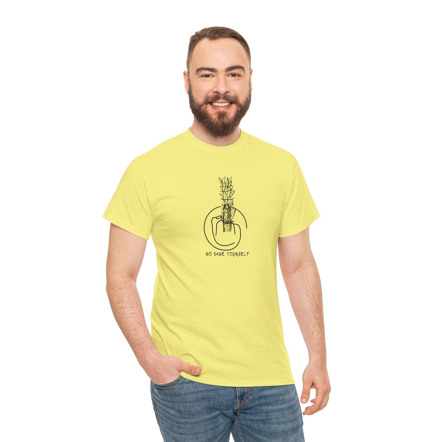 Unisex Heavy Cotton Tee- Go Sage Yourself