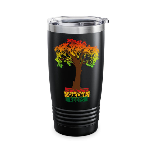 Colorful Ringneck Gullah RootsTumbler - 20oz Travel Mug, Eco-Friendly Drinkware, Perfect for Outdoor Adventures, Gifts for Nature Lovers, Rasta Vibes