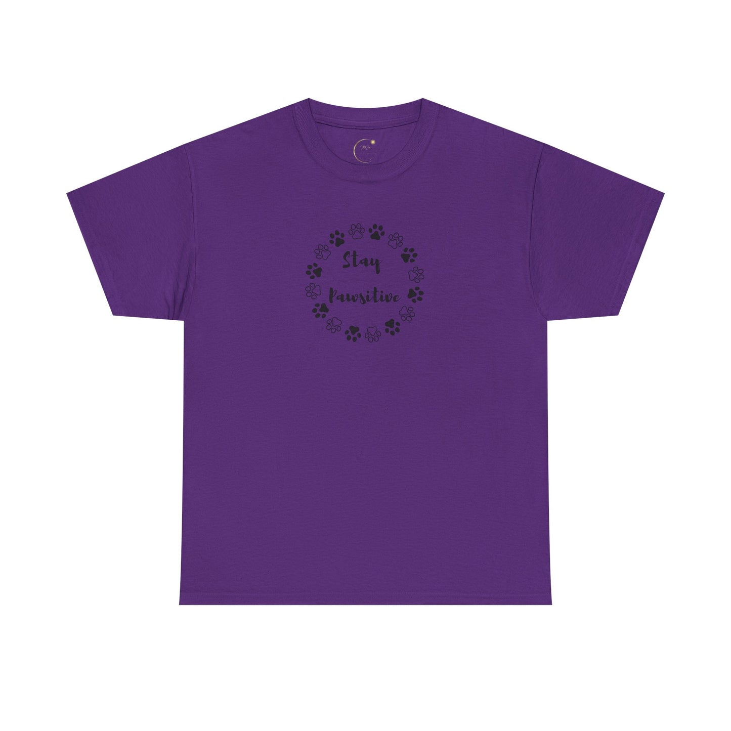 Unisex Heavy Cotton Tee- Stay Pawsitive
