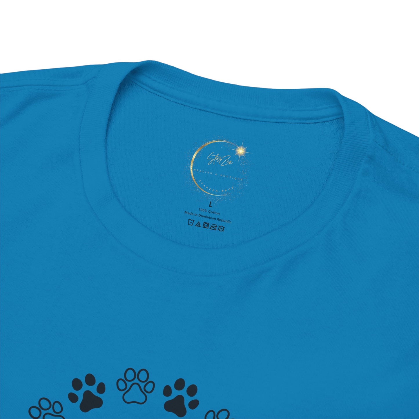 Unisex Heavy Cotton Tee- Stay Pawsitive