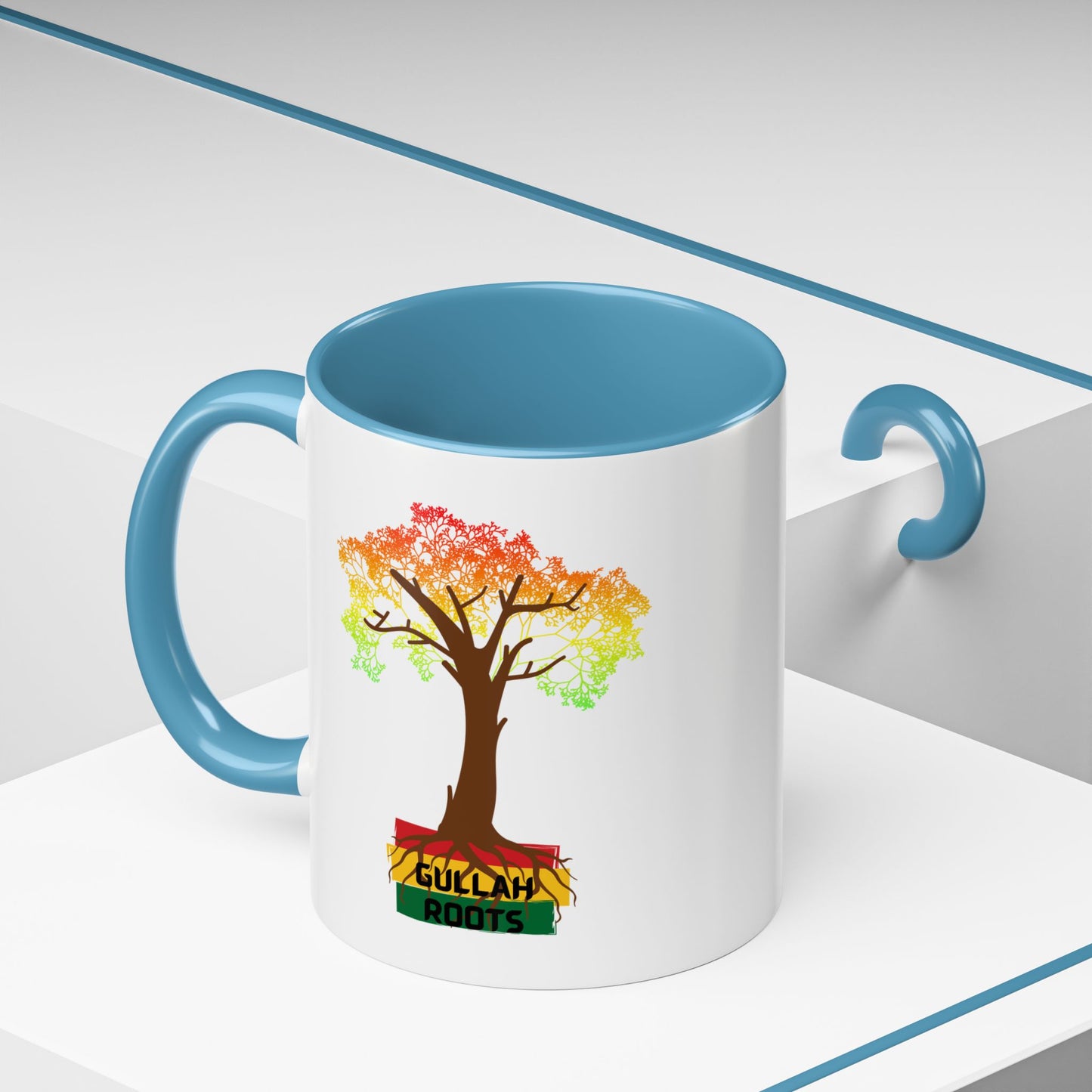 Accent Coffee Mug (11, 15oz)-Gullah Roots