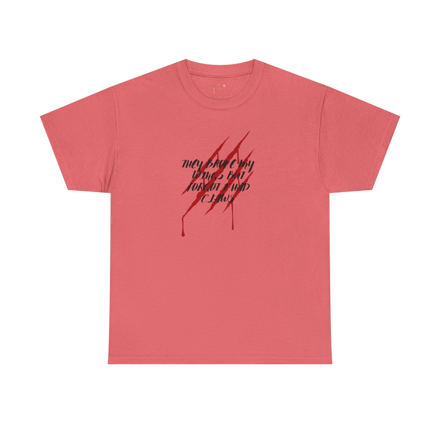 Unisex Heavy Cotton Tee- Broken Wings Claws