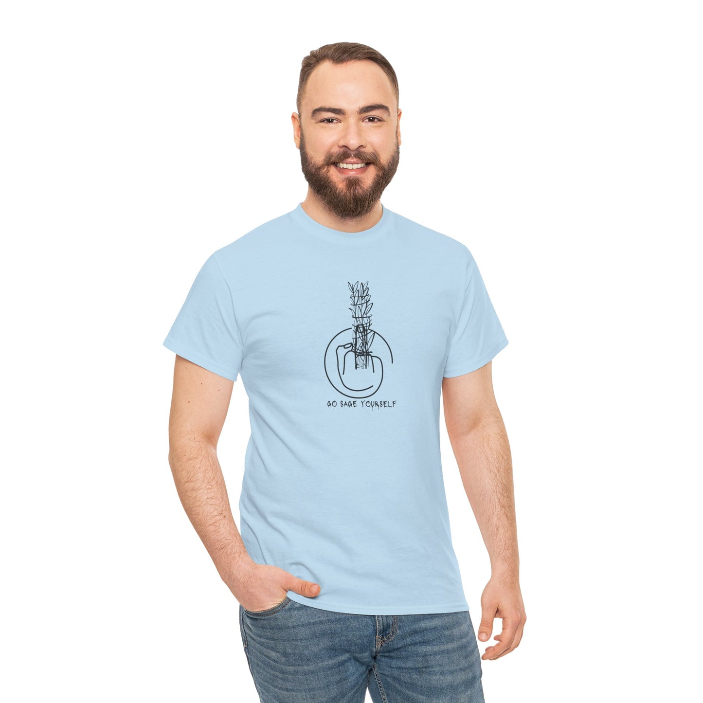 Unisex Heavy Cotton Tee- Go Sage Yourself