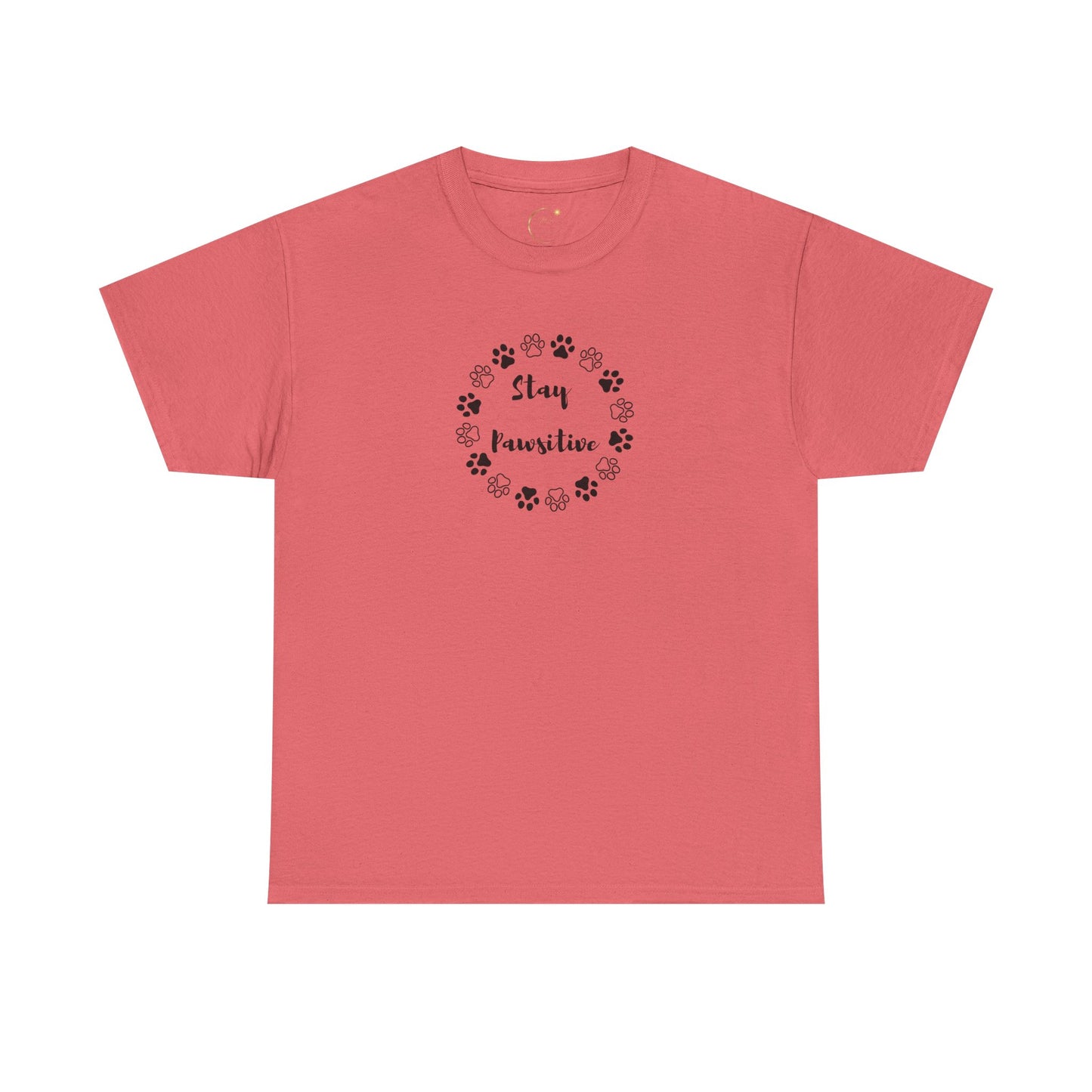 Unisex Heavy Cotton Tee- Stay Pawsitive