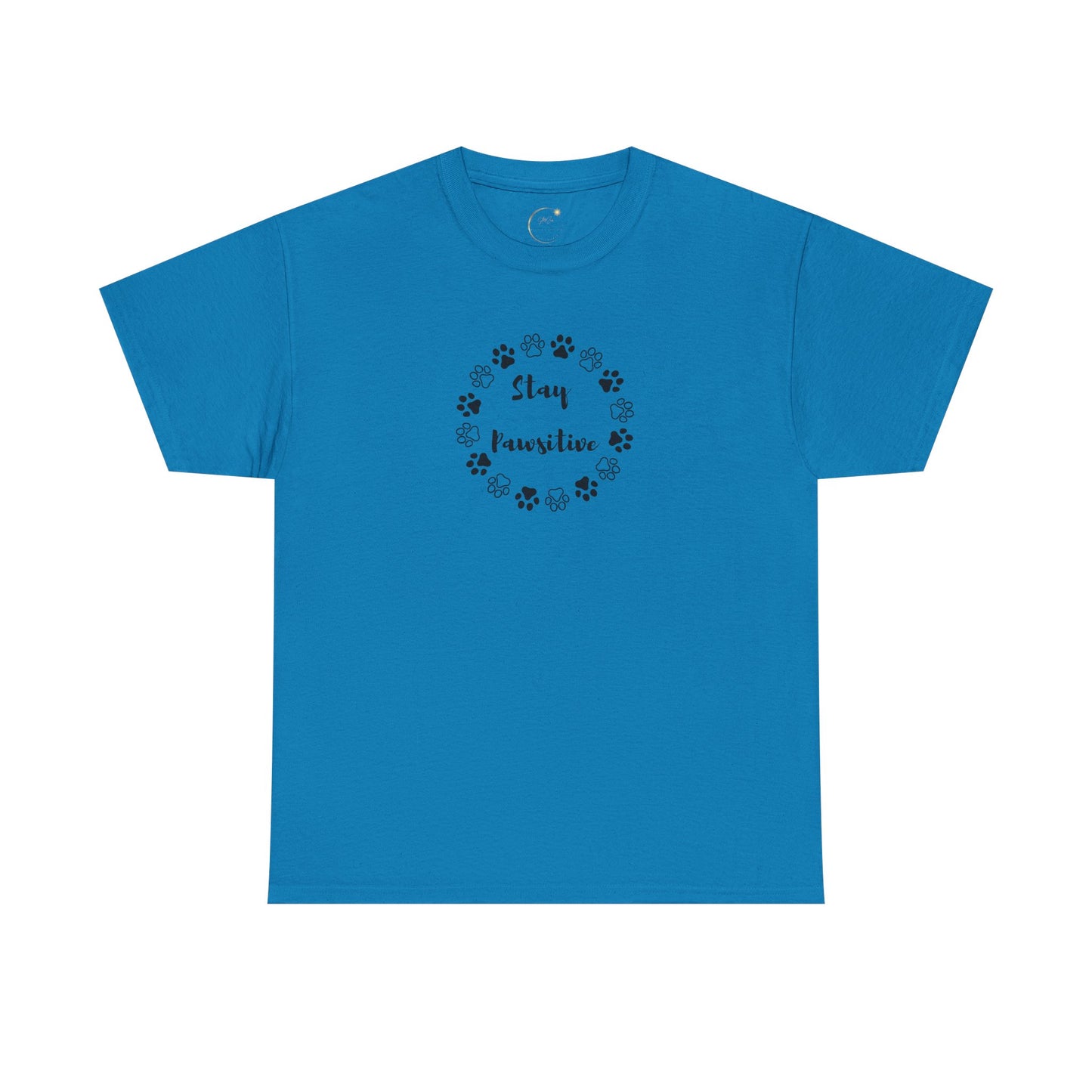 Unisex Heavy Cotton Tee- Stay Pawsitive