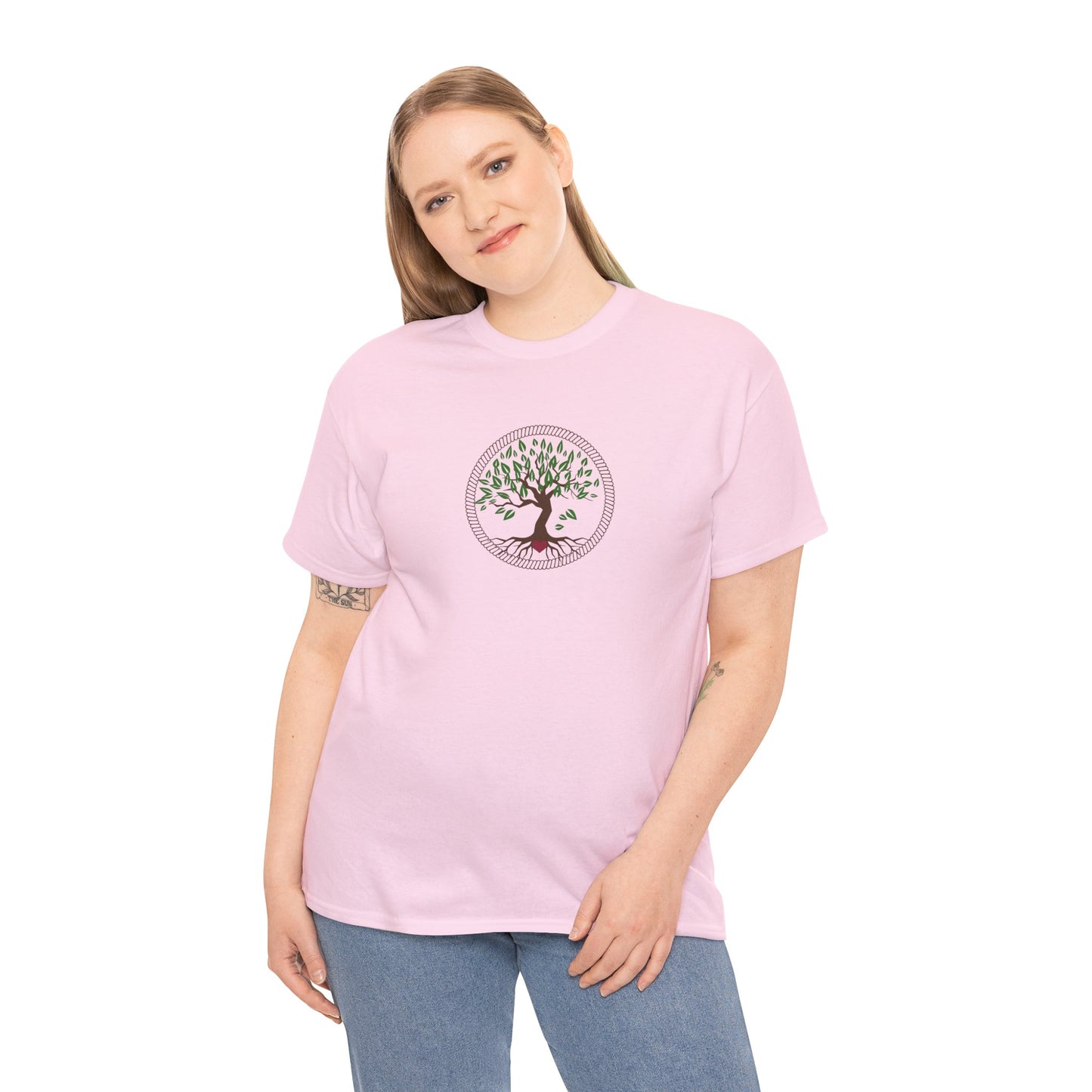 Unisex Heavy Cotton Tee- Tree of Life