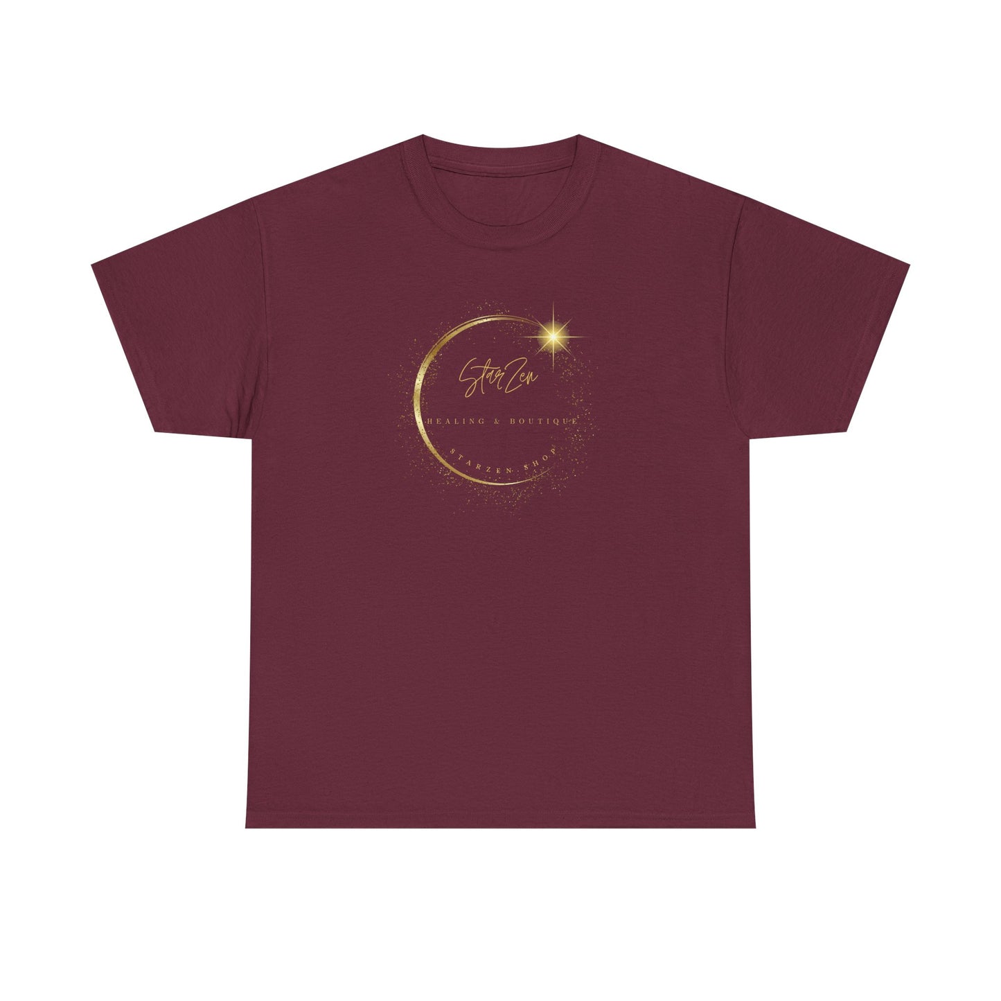 Unisex Heavy Cotton Tee-StarZen Logo