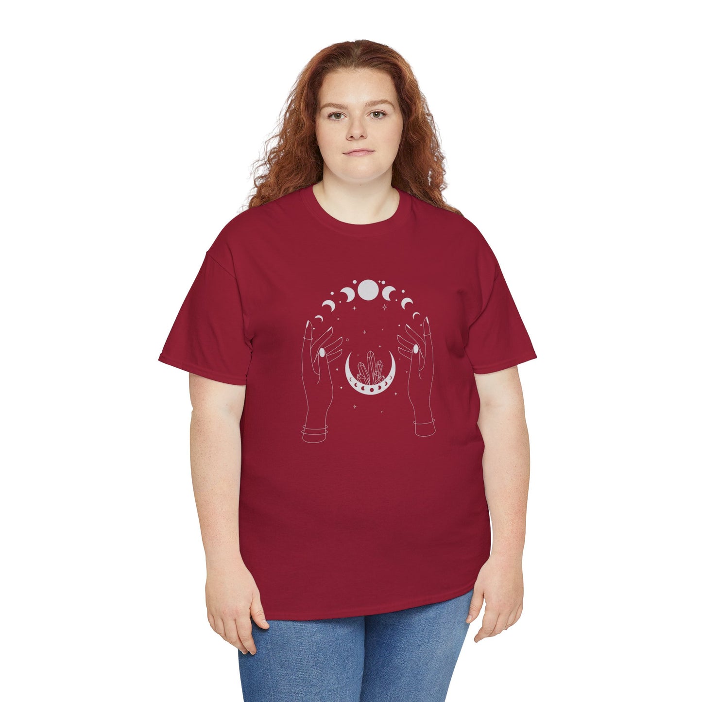 Unisex Heavy Cotton Tee- Moon Goddess