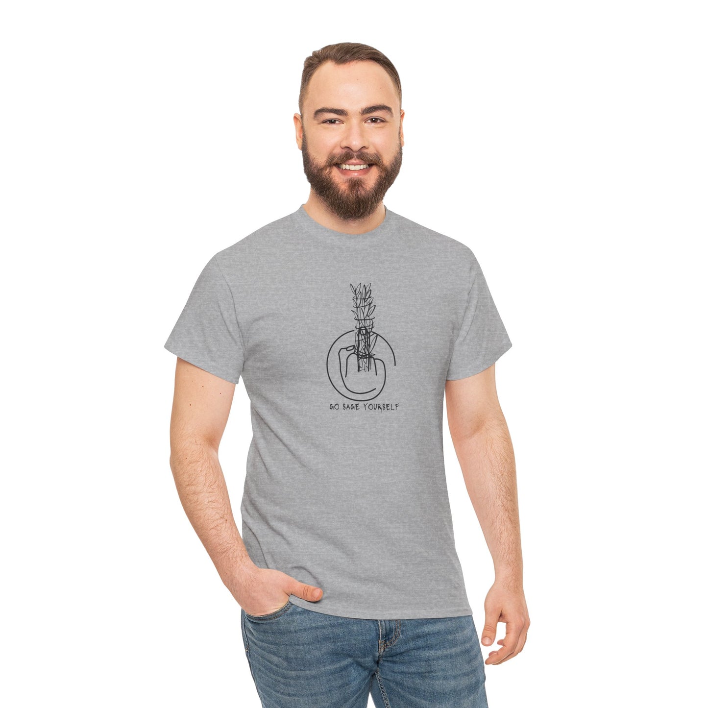 Unisex Heavy Cotton Tee- Go Sage Yourself