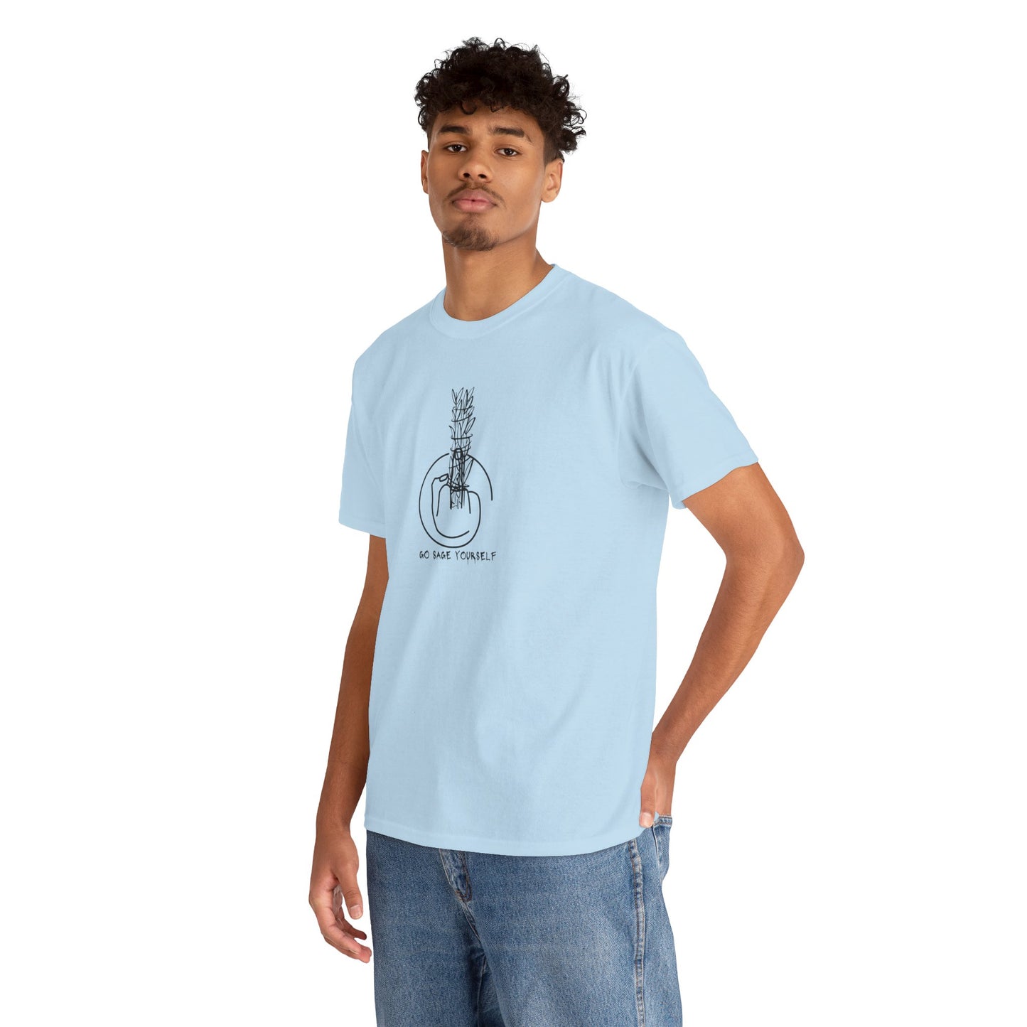Unisex Heavy Cotton Tee- Go Sage Yourself
