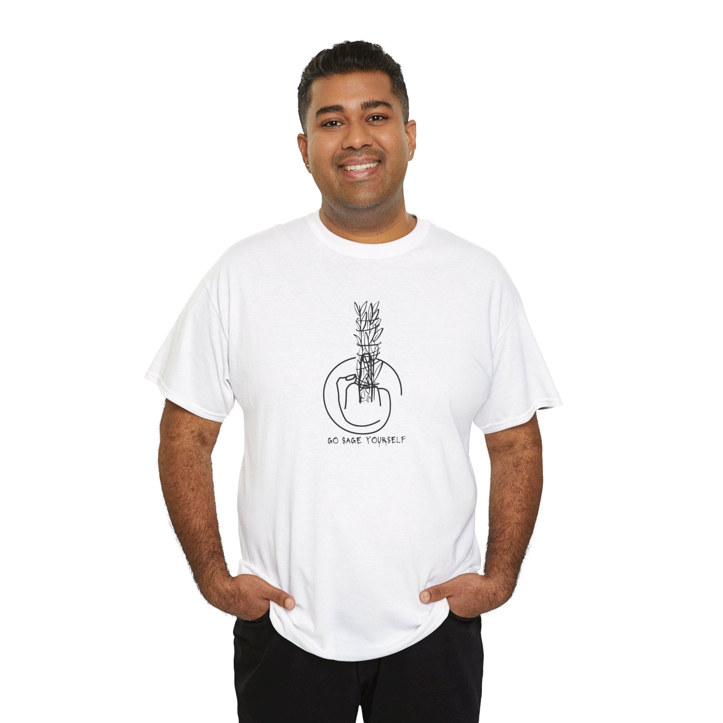 Unisex Heavy Cotton Tee- Go Sage Yourself