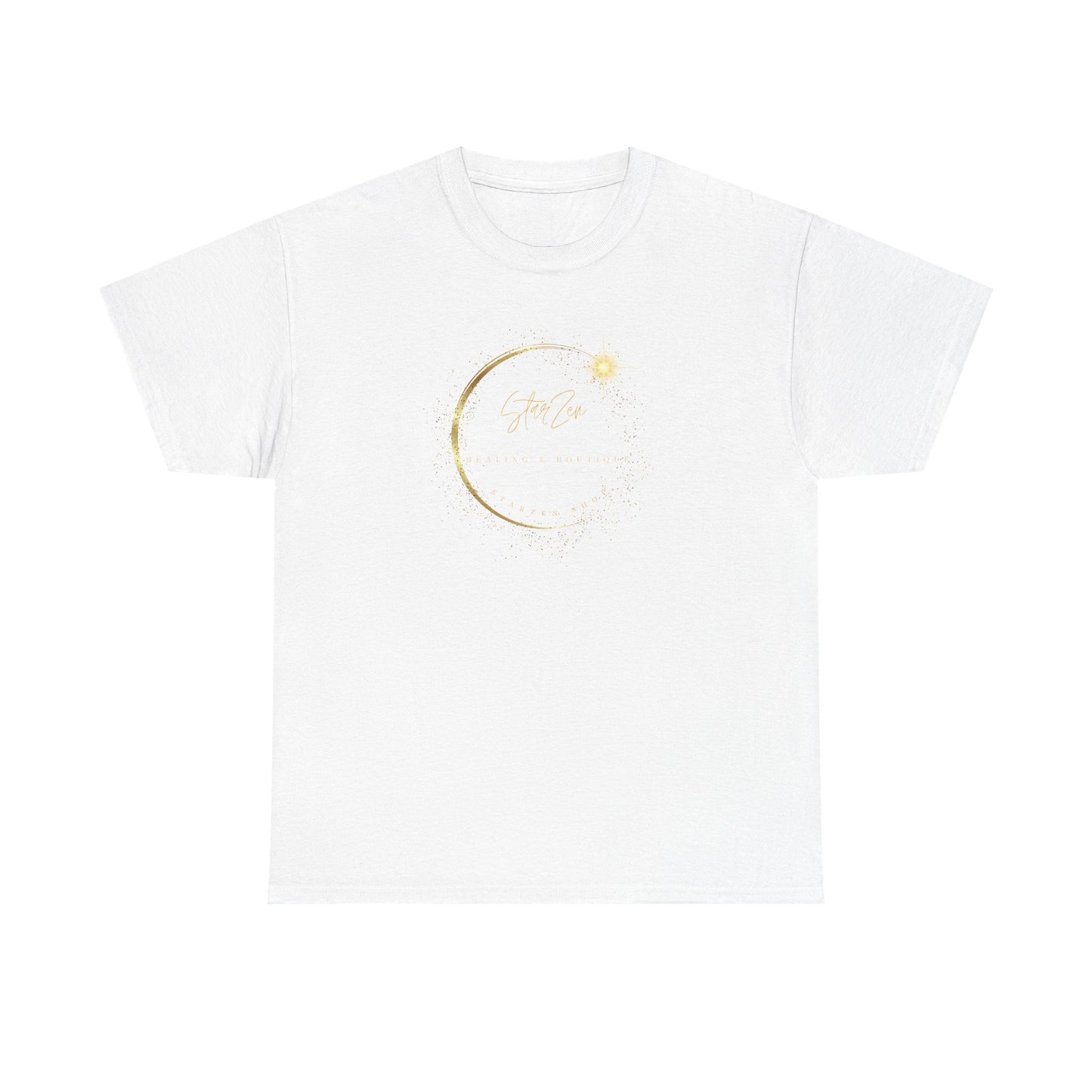 Unisex Heavy Cotton Tee-StarZen Logo