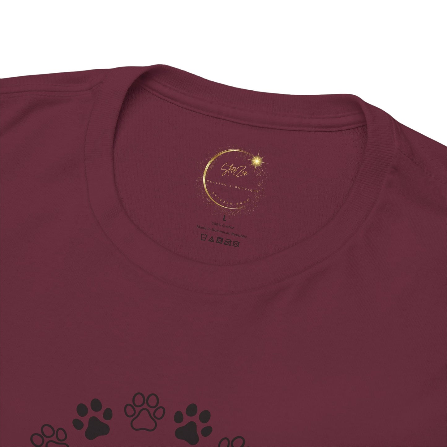 Unisex Heavy Cotton Tee- Stay Pawsitive