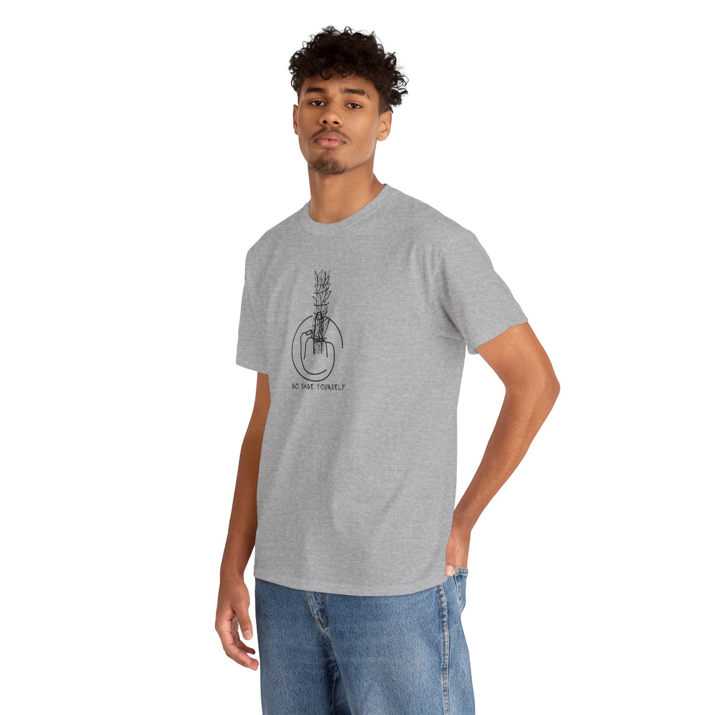 Unisex Heavy Cotton Tee- Go Sage Yourself
