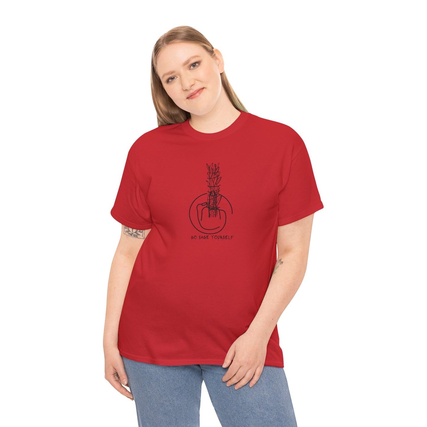 Unisex Heavy Cotton Tee- Go Sage Yourself