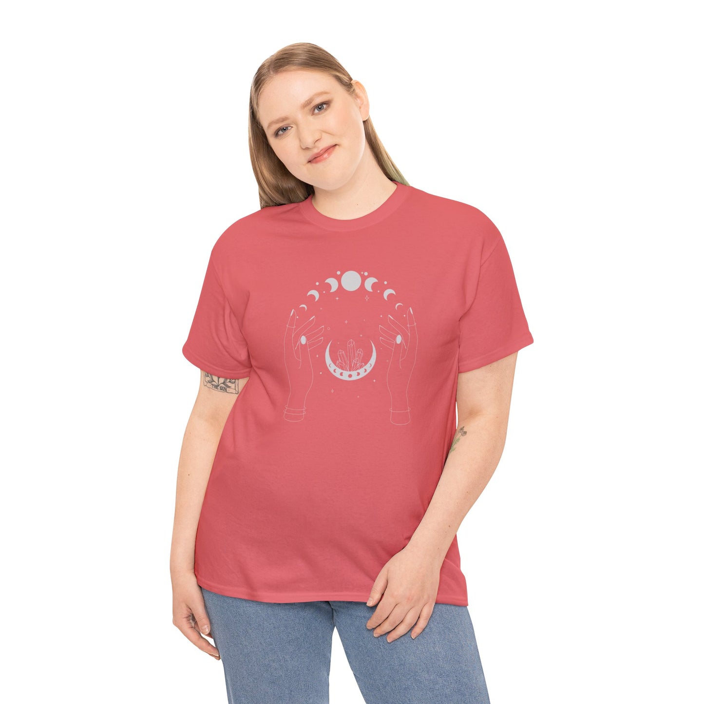 Unisex Heavy Cotton Tee- Moon Goddess