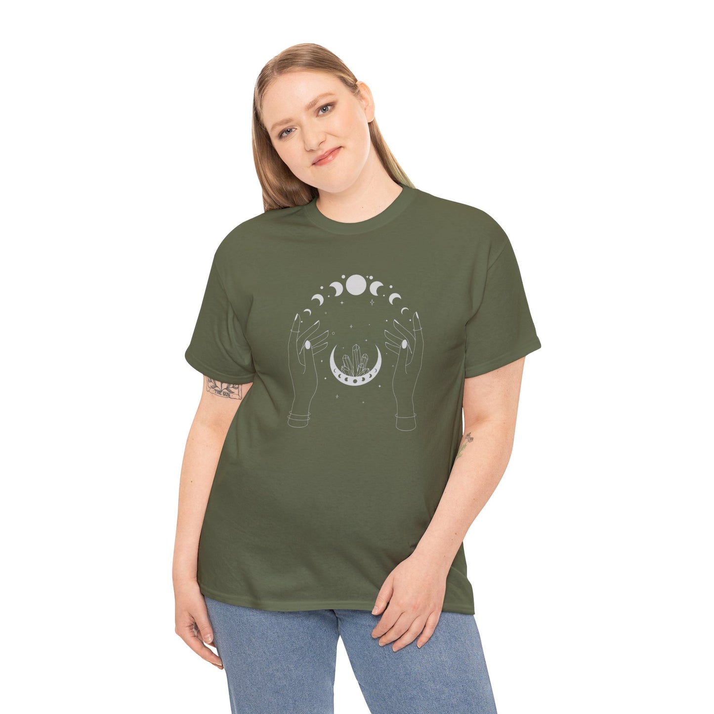 Unisex Heavy Cotton Tee- Moon Goddess