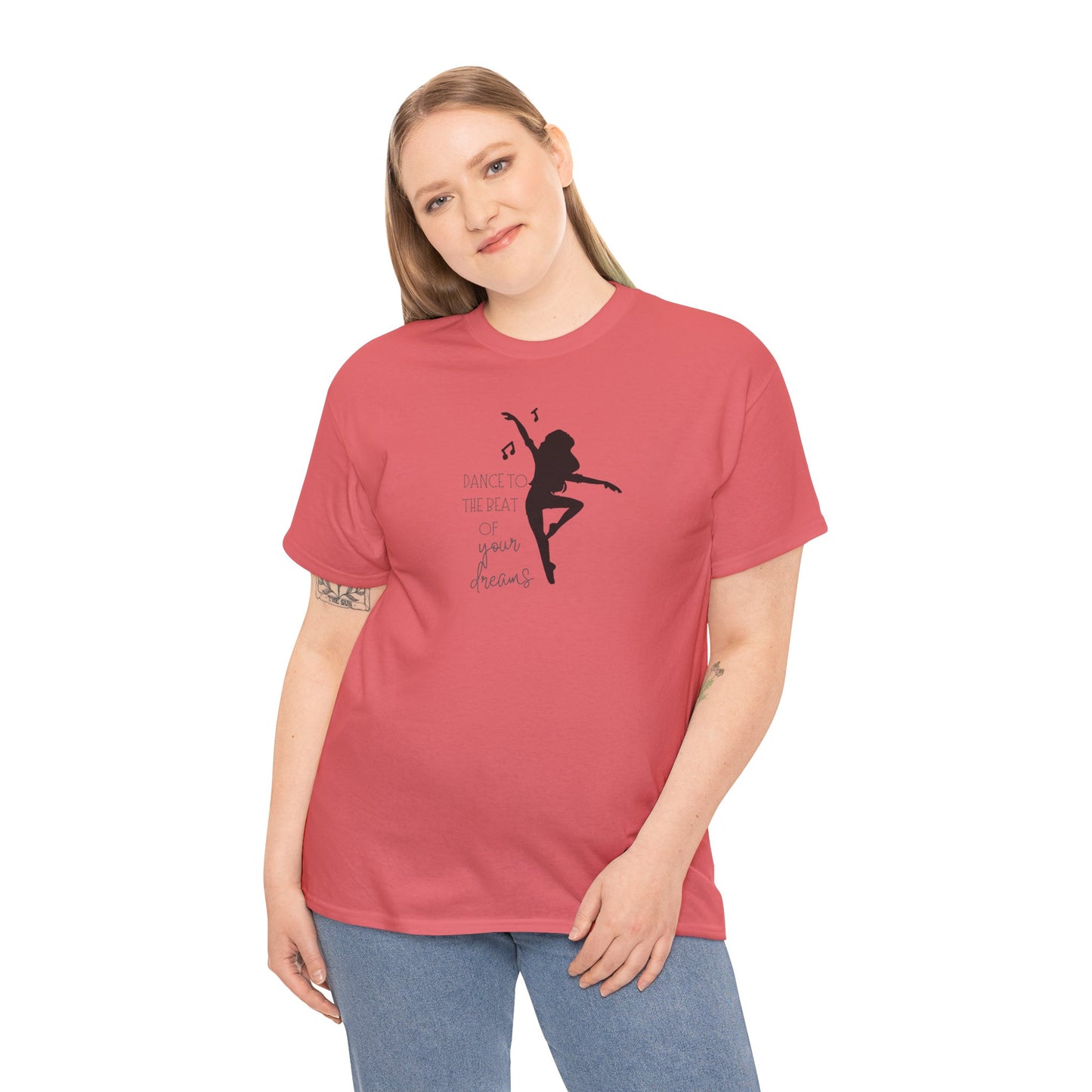 Unisex Heavy Cotton Tee-Dance To The Beat Of Your Dreams