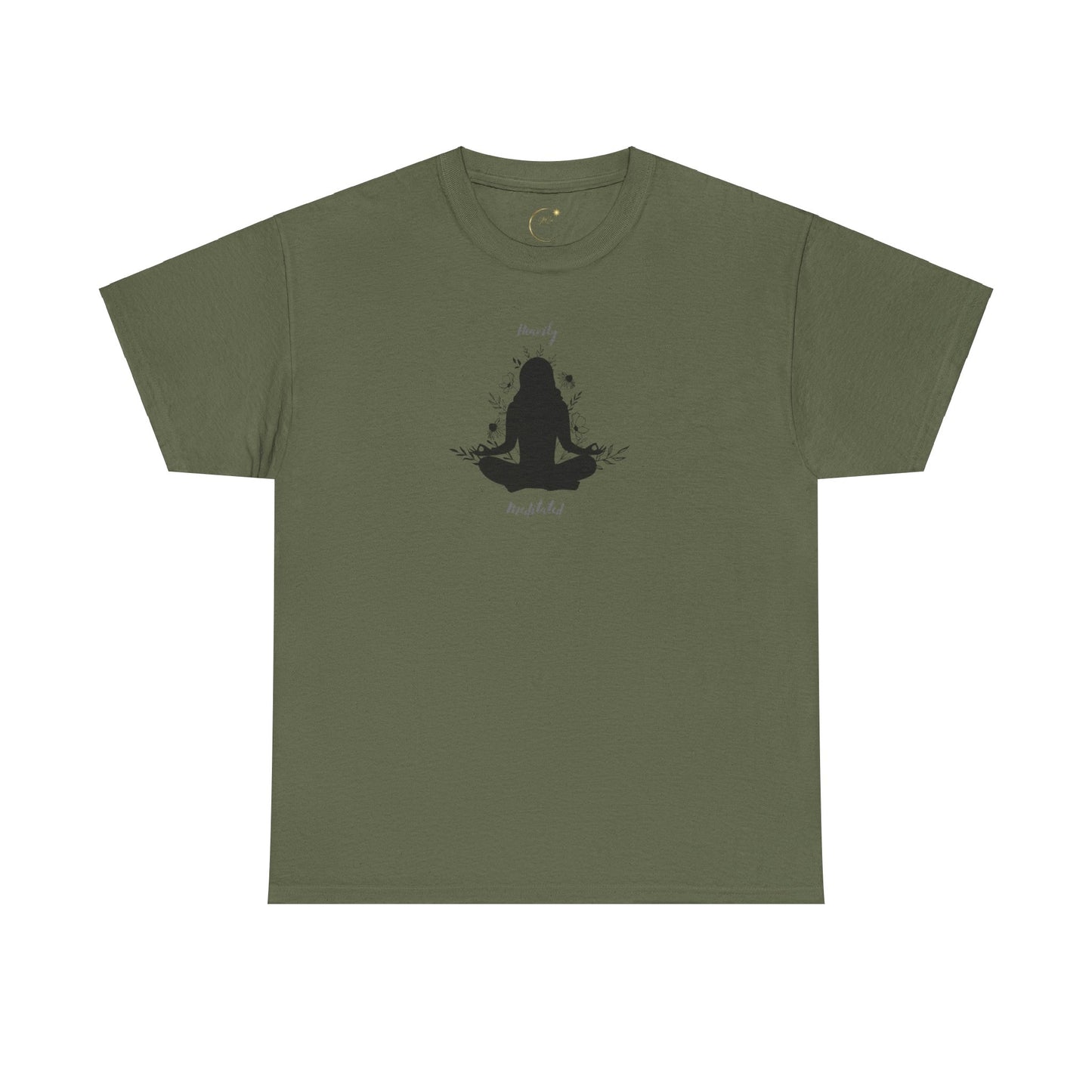 Unisex Heavy Cotton Tee-Heavily Meditated