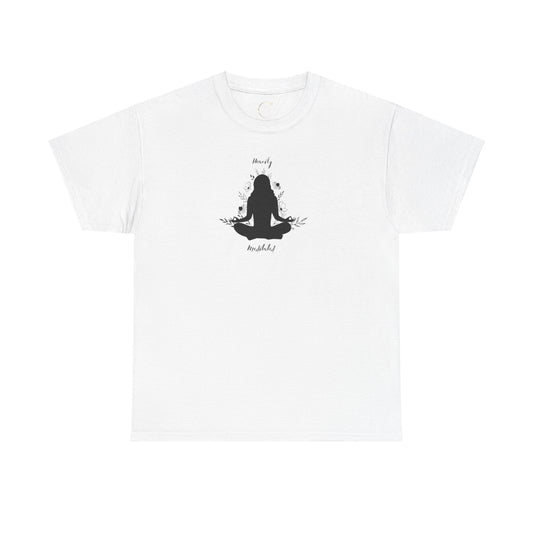 Unisex Heavy Cotton Tee-Heavily Meditated