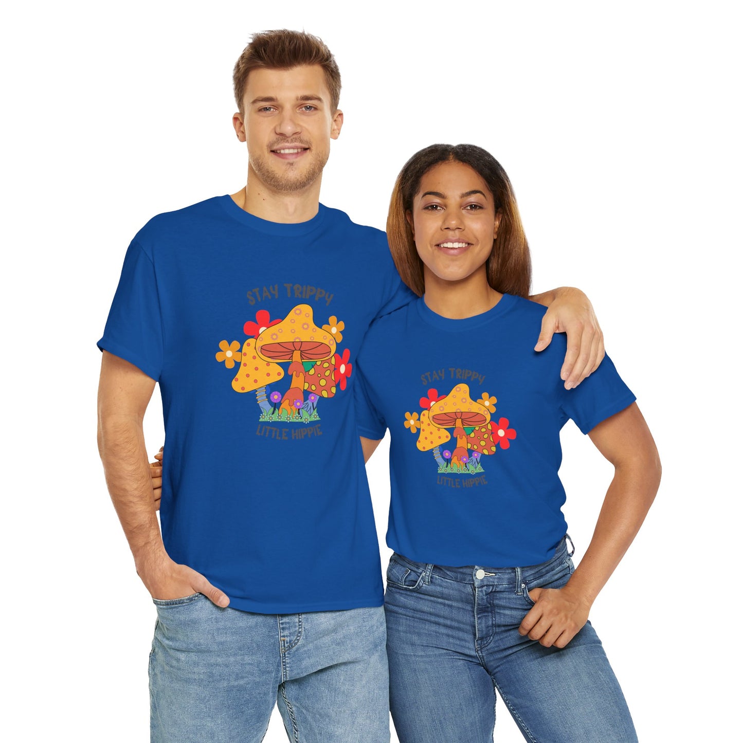 Unisex Heavy Cotton Tee-Trippy Hippie